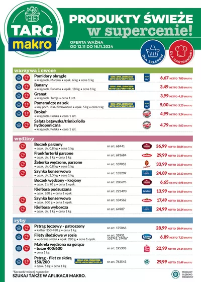 Katalog Makro w: Białystok | Targ MAKRO - oferta świeża w super cenach! | 12.11.2024 - 26.11.2024