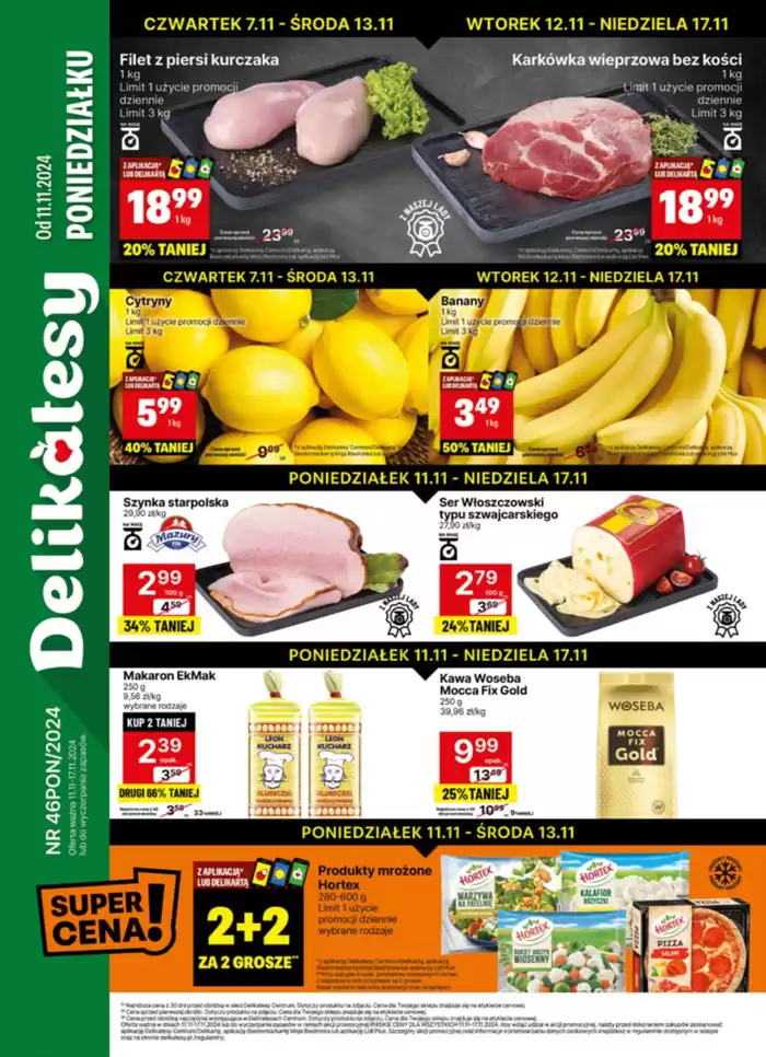 Katalog Delikatesy Centrum w: Bytów | Aktualne promocje specjalne | 11.11.2024 - 17.11.2024