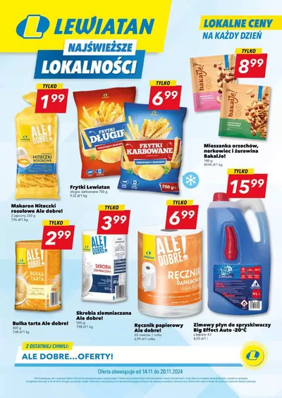 Katalog Lewiatan w: Ornontowice | Najlepsze oferty dla wszystkich klientów | 13.11.2024 - 27.11.2024