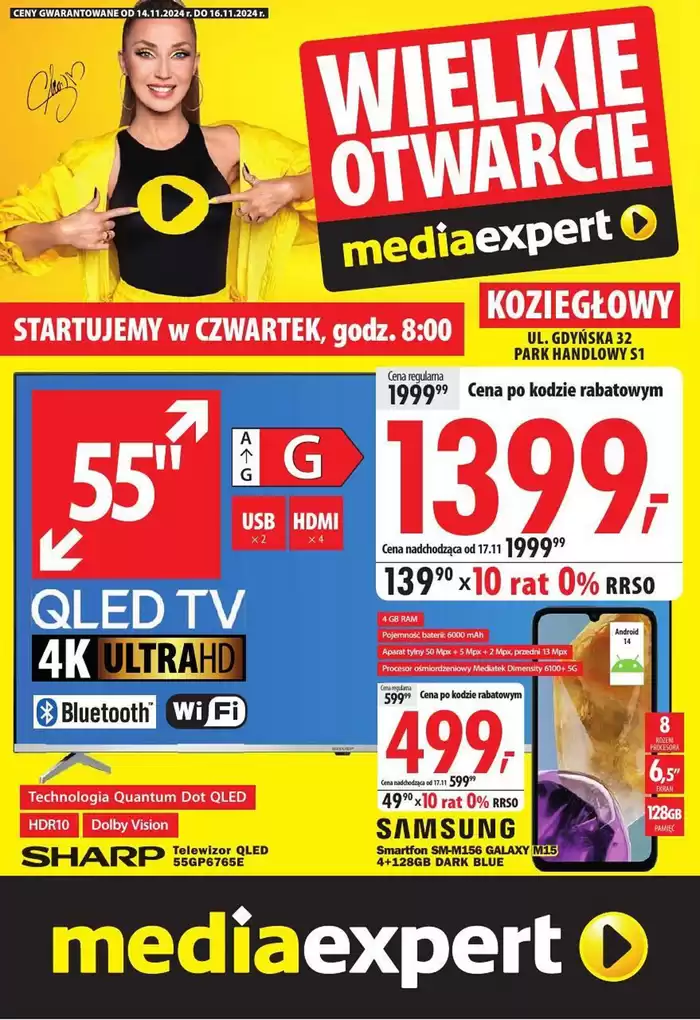 Katalog Media Expert w: Koszalin | Najlepsze oferty dla wszystkich klientów | 13.11.2024 - 27.11.2024