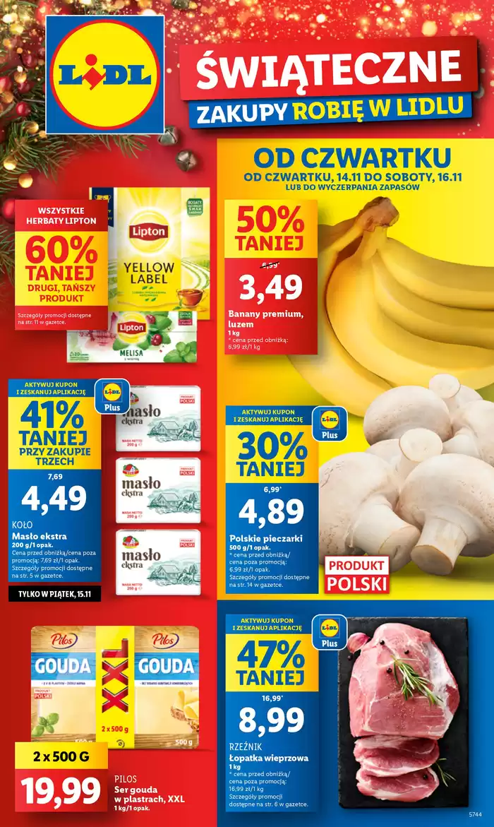 Katalog Lidl w: Koszalin | OFERTA WAŻNA OD 14.11 DO 16.11 | 13.11.2024 - 16.11.2024