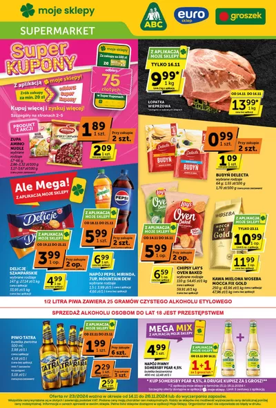 Promocje Supermarkety | Nasze najlepsze okazje de Euro Sklep | 14.11.2024 - 28.11.2024