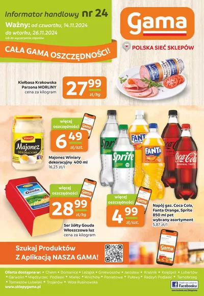 Katalog GAMA | Szeroki wybór ofert | 14.11.2024 - 28.11.2024