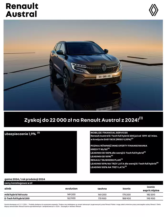 Katalog Renault w: Oświęcim | Renault Austral | 14.11.2024 - 14.11.2025