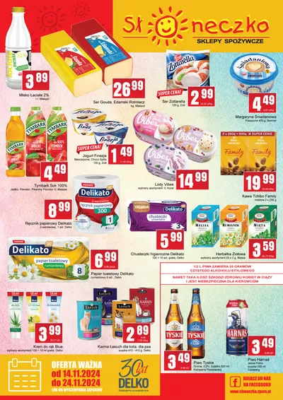 Katalog Słoneczko w: Czernichów | Ekskluzywne oferty i okazje | 15.11.2024 - 29.11.2024