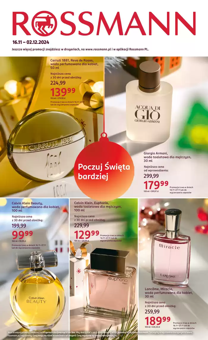 Katalog Rossmann w: Oleśnica | Rossmann gazetka | 16.11.2024 - 30.11.2024