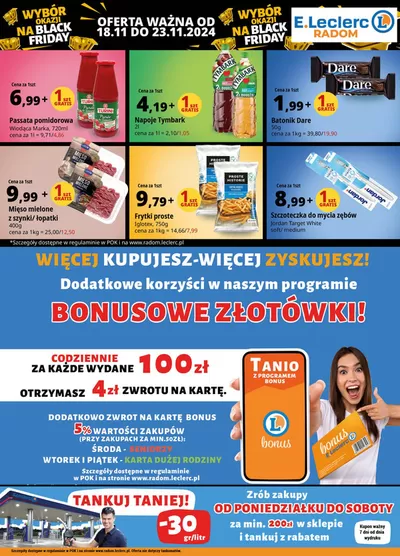 Katalog E.Leclerc w: Radom | Odkryj atrakcyjne oferty | 16.11.2024 - 30.11.2024