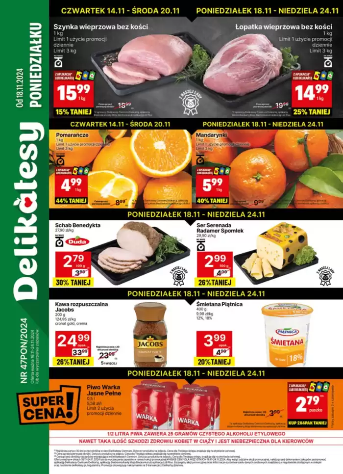 Katalog Delikatesy Centrum w: Golina | Odkryj atrakcyjne oferty | 18.11.2024 - 24.11.2024