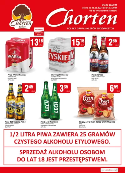 Promocje Supermarkety w Elbląg | Nasze najlepsze oferty dla Ciebie de Chorten | 18.11.2024 - 2.12.2024