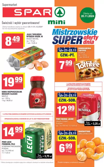 Katalog Spar w: Chełmek | Najlepsze oferty dla oszczędnych | 18.11.2024 - 2.12.2024