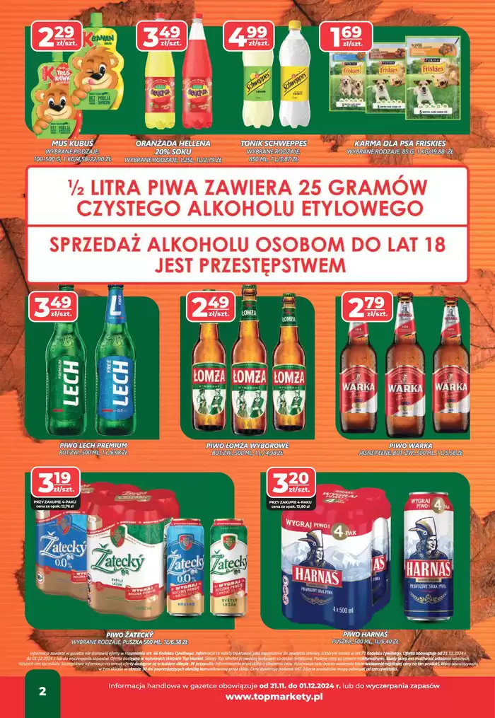 Katalog Polska Grupa Supermarketów w: Skawina | Jesienne Promocje już Czekają! | 21.11.2024 - 1.12.2024