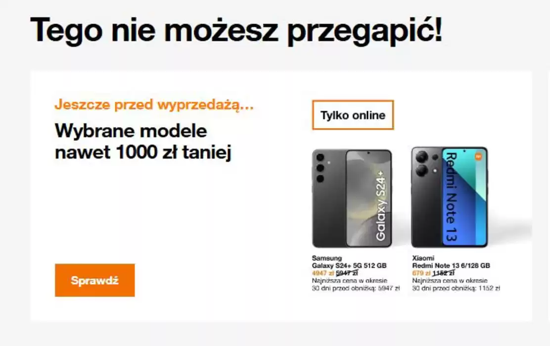 Katalog Orange w: Kraków | Tego nie możesz przegapić! | 18.11.2024 - 3.12.2024