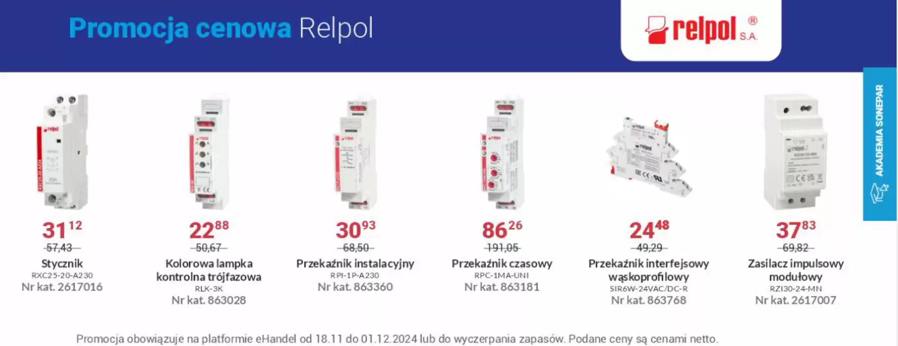 Katalog Alfa Elektro w: Olkusz | Promocja cenowa | 18.11.2024 - 1.12.2024