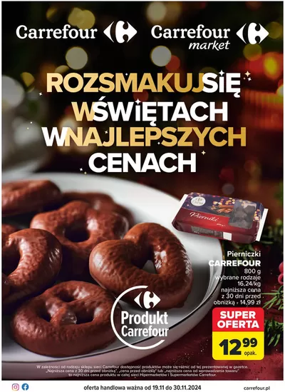 Katalog Carrefour w: Kraków | Gazetka Rozsmakuj si&#281; w &#347;wi&#281;tach | 18.11.2024 - 30.11.2024