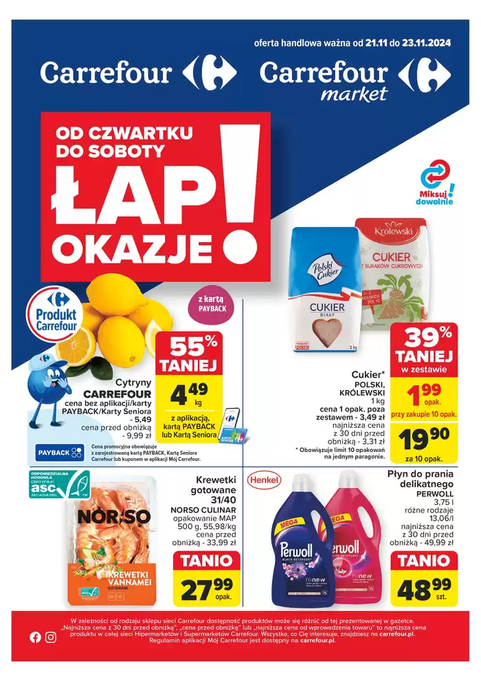 Katalog Carrefour | Gazetka &#321;ap okazje! | 20.11.2024 - 23.11.2024