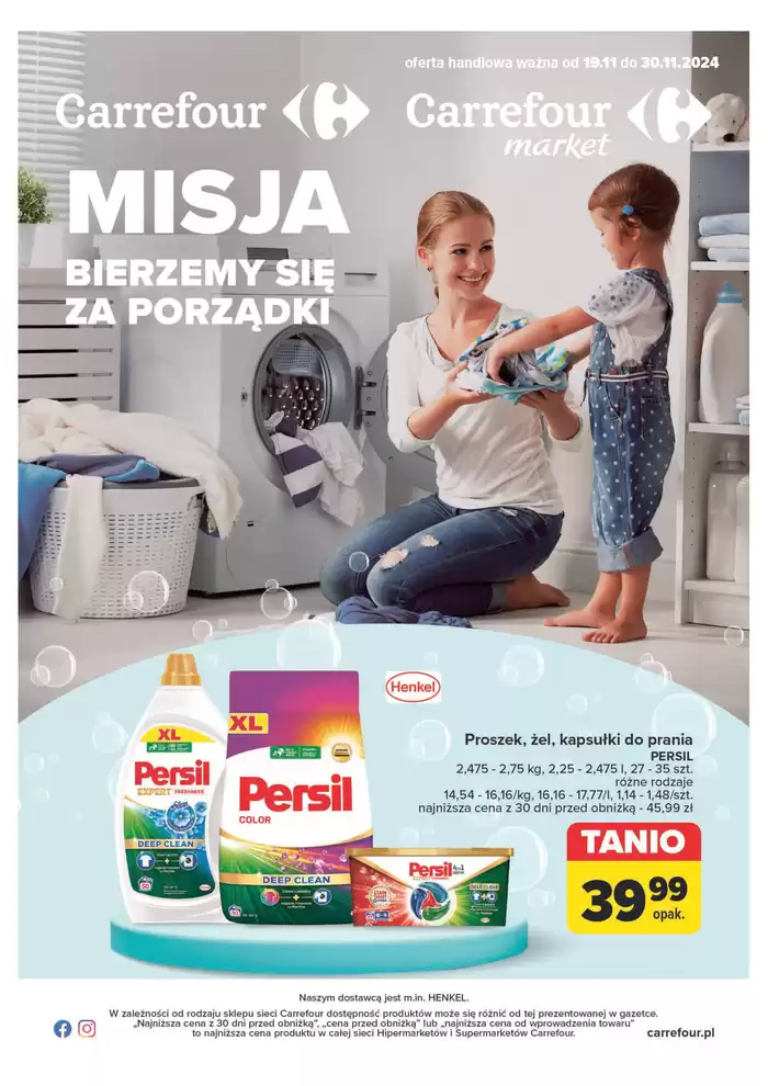 Katalog Carrefour w: Kraków | Gazetka Bierzemy si&#281; za porz&#261;dki | 18.11.2024 - 30.11.2024