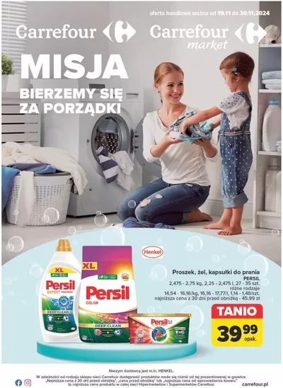 Katalog Carrefour | Gazetka Bierzemy si&#281; za porz&#261;dki | 18.11.2024 - 30.11.2024