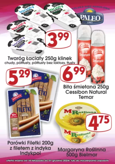 Katalog Delikatesy Paleo w: Wieliczka | Delikatesy Paleo gazetka | 19.11.2024 - 3.12.2024