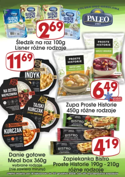 Katalog Delikatesy Paleo w: Wieliczka | Aktualne oferty i promocje | 19.11.2024 - 3.12.2024