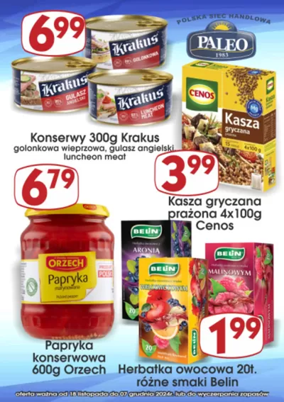 Katalog Delikatesy Paleo w: Wieliczka | Ekskluzywne okazje | 19.11.2024 - 3.12.2024