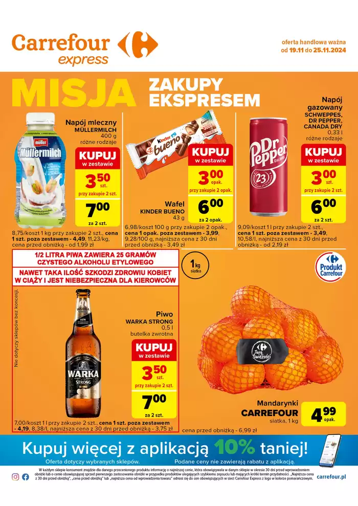 Katalog Carrefour Express w: Szczytno | Gazetka Express | 18.11.2024 - 25.11.2024