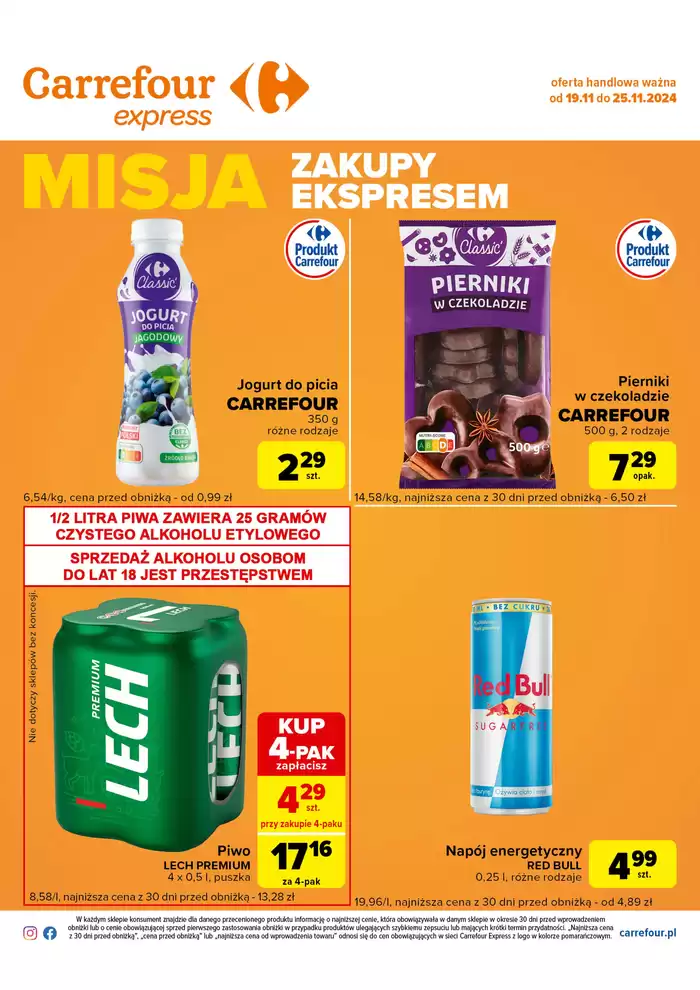 Katalog Carrefour Express w: Szczytno | Gazetka Express | 18.11.2024 - 25.11.2024