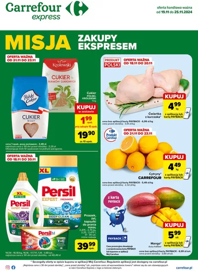 Promocje Supermarkety w Warszawa | Specjalne oferty dla Ciebie de Carrefour Express | 18.11.2024 - 25.11.2024