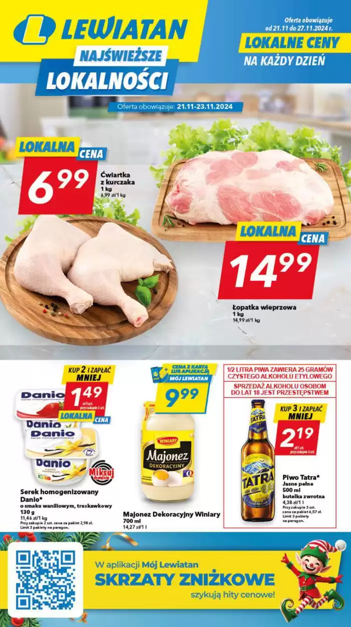 Katalog Lewiatan w: Ostróda | Świetna oferta dla wszystkich klientów | 19.11.2024 - 3.12.2024