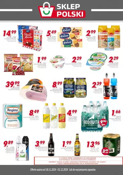 Promocje Supermarkety w Nowa Wieś gmina Poczesna | Promocji Sklep Polski de Sklep Polski | 18.11.2024 - 1.12.2024