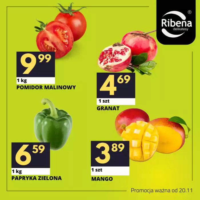 Katalog Delikatesy Ribena w: Lębork | Tydzień w Ribenie pełen smakowitych okazji | 20.11.2024 - 24.11.2024