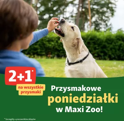 Promocje Dom i meble w Białystok | 2+1 na wszystkie przysmaki de Maxi Zoo | 25.11.2024 - 25.11.2024