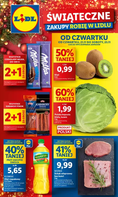 Katalog Lidl w: Poznań | OFERTA WAŻNA OD 21.11 DO 23.11 | 20.11.2024 - 23.11.2024