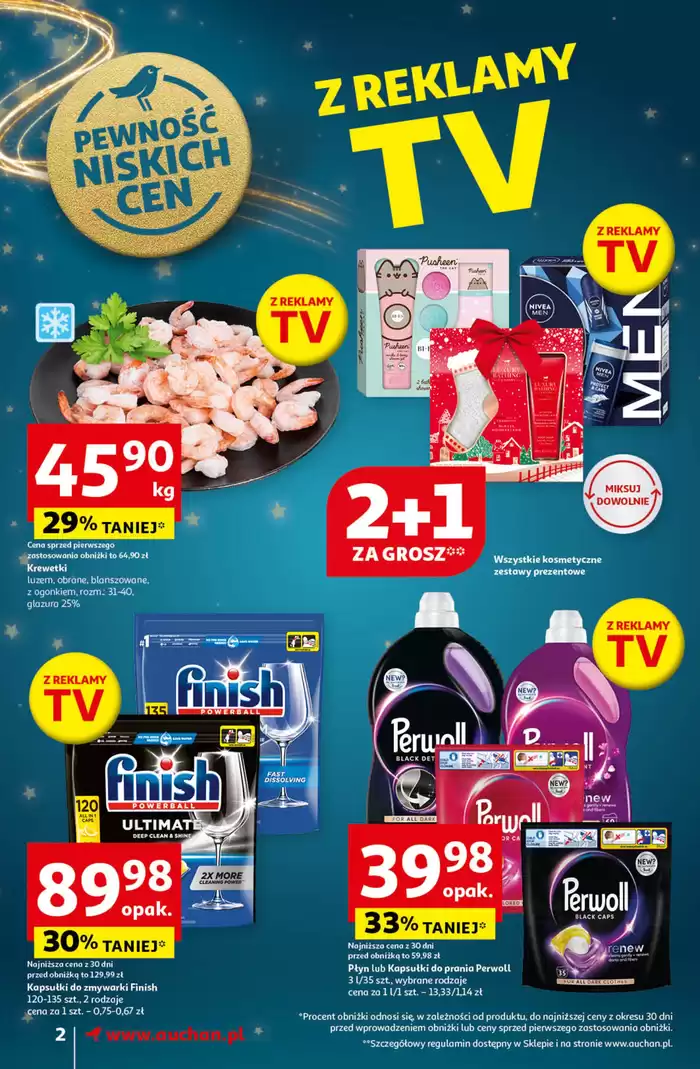 Katalog Auchan w: Kraków | Gazetka Pewność Niskich Cen Supermarket Auchan | 21.11.2024 - 27.11.2024