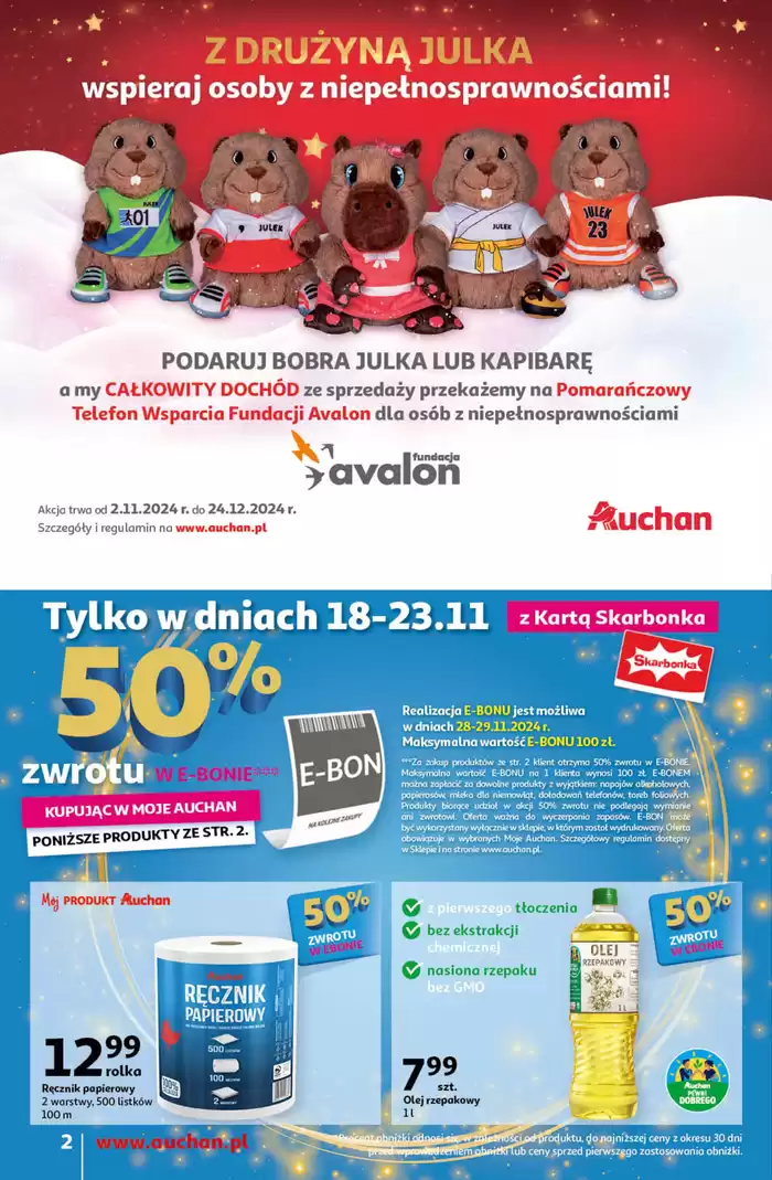 Katalog Auchan w: Katowice | Gazetka Pewność Niskich Cen Moje Auchan | 21.11.2024 - 27.11.2024