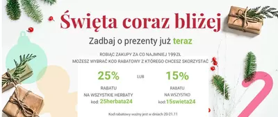 Promocje Supermarkety | Święta coraz bliżej de Kraina Herbaty | 20.11.2024 - 21.11.2024