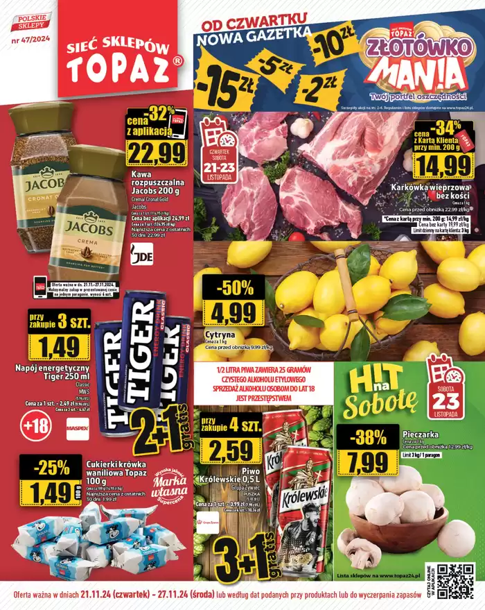 Katalog Topaz w: Czemierniki | Ekskluzywne oferty dla naszych klientów | 21.11.2024 - 27.11.2024