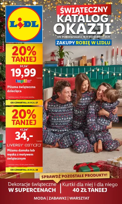 Katalog Lidl | OFERTA WAŻNA OD 18.11 | 11.11.2024 - 23.11.2024