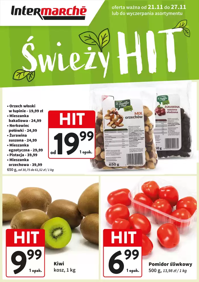 Katalog Intermarche | Świetna oferta dla wszystkich klientów | 21.11.2024 - 27.11.2024