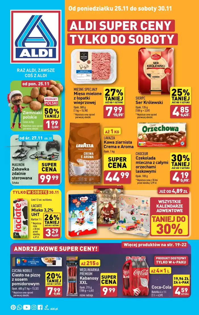 Katalog Aldi | Nasze najlepsze oferty dla Ciebie | 21.11.2024 - 5.12.2024