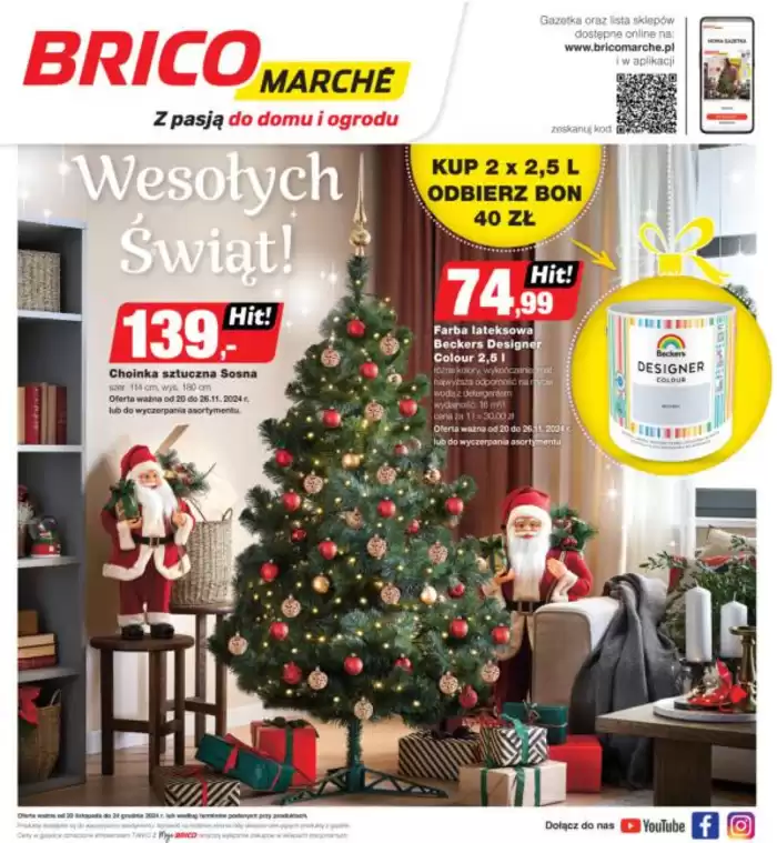 Katalog Bricomarche | Świetna oferta dla wszystkich klientów | 20.11.2024 - 24.12.2024