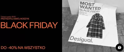 Promocje Ubrania, buty i akcesoria w Legionowo | Black friday  de Desigual | 21.11.2024 - 30.11.2024