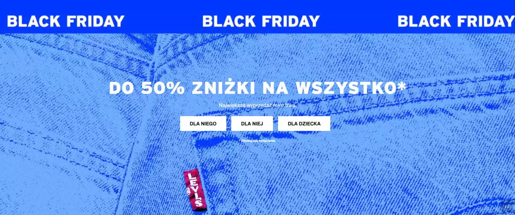 Katalog Levi's w: Luboń | Black friday  | 21.11.2024 - 30.11.2024