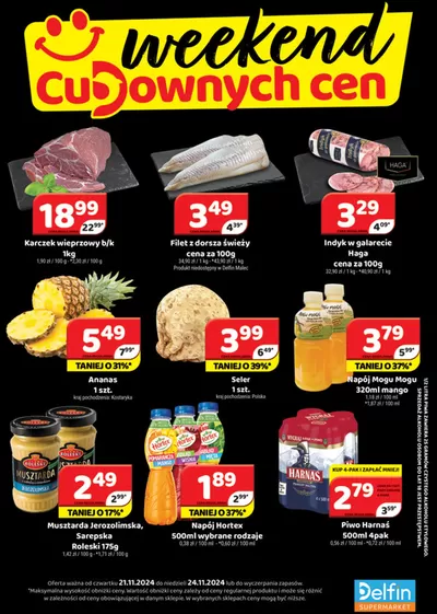 Promocje Supermarkety w Gierałtowice | Ekskluzywne oferty i okazje de Delfin | 22.11.2024 - 6.12.2024