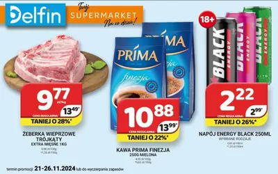 Promocje Supermarkety w Gierałtowice | Najlepsze oferty dla wszystkich klientów de Delfin | 22.11.2024 - 6.12.2024