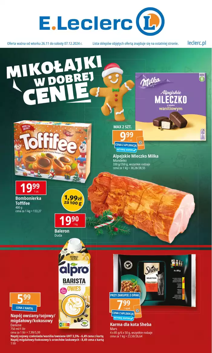 Katalog E.Leclerc w: Jelenia Góra | Oferty dla łowców okazji | 22.11.2024 - 6.12.2024