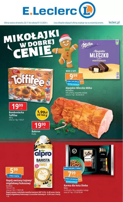 Katalog E.Leclerc w: Przemyśl | Specjalne oferty dla Ciebie | 22.11.2024 - 6.12.2024