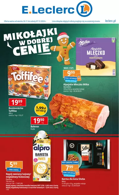 Katalog E.Leclerc w: Świdnica | Ekskluzywne oferty dla naszych klientów | 22.11.2024 - 6.12.2024