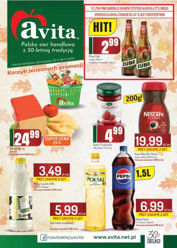 Katalog Avita w: Królik Polski | Koszyk jesiennych promocji | 22.11.2024 - 26.11.2024