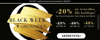 Promocje Perfumy i kosmetyki w Wieprz (Małopolskie) | Black week  de Organique | 22.11.2024 - 30.11.2024