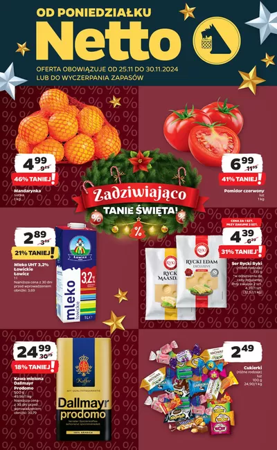 Promocje Supermarkety w Środa Wielkopolska | Ekskluzywne oferty dla naszych klientów de Netto | 24.11.2024 - 30.11.2024